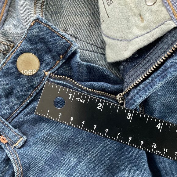 Gap 1969 Women’s Jeans Low Rise Sexy Boot Sz 26/2 Medium Wash Flare Hippie Y2K - Picture 7 of 12